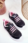 Sportowe Buty Dziecięce Świecące Na Rzepy Szare Simple Way