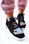 Damskie Sportowe Buty Sneakersy Czarne Bubble Tea