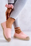 Espadryle Na Plecionej Podeszwie Big Star HH274496 Różowe