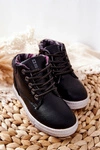 Dziecięce Ocieplane Sportowe Buty Big Star BB374132BS Czarne