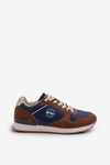 Męskie Sneakersy Buty Sportowe Lee Cooper LCW-24-03-2334 Brązowe