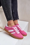 Sneakersy Damskie Niskie Fuksja Ennorwen