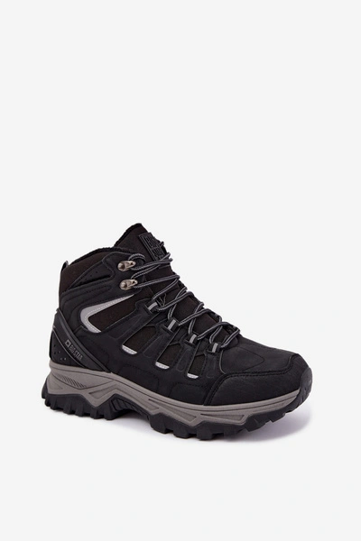 Ocieplane Buty Trekkingowe Męskie Big Star UU174317 Czarne