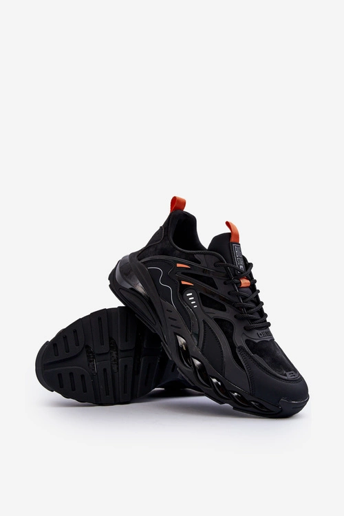 Buty Sportowe Sneakersy Męskie HI-POLY SYSTEM Big Star NN174382 Czarne