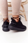 Damskie Sportowe Buty Sneakersy Czarne Amazing