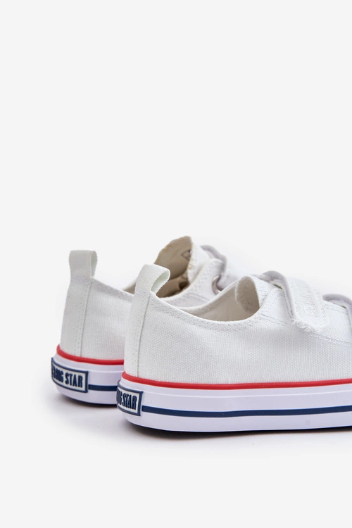 Trampki Dziecięce Na Rzepy Big Star OO374009 Białe