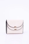 Mały Damski Beżowy Portfel Portmonetka