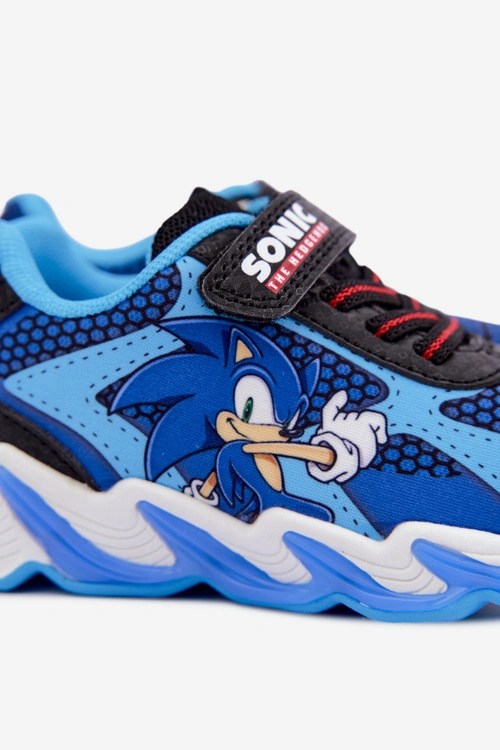 Sneakersy Dla Chłopca Sonic Ze Świecącą Podeszwą 8702946 Granatowe