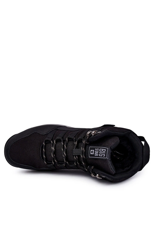 Męskie Buty Trekkingowe Ocieplane Big Star KK174371 Czarne