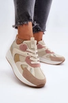 Sneakersy Damskie Na Platformie Multikolor Lenivia