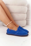 Espadryle Na Plecionej Podeszwie Big Star DD274A136 Granatowe