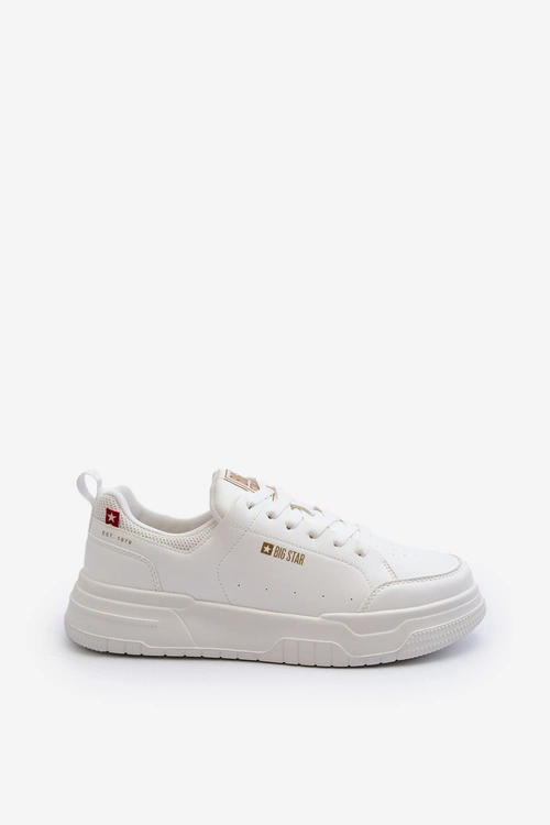 Sneakersy Męskie Memory Foam System Big Star NN174149 Białe