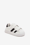 Dziecięce Buty Sportowe Sneakersy Z Eko Skóry Białe Renel