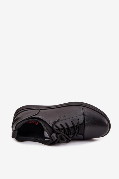 Skórzane Półbuty Męskie Lee Cooper LCJ-26-33-3964 Czarne