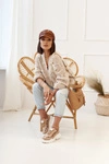 Damskie Sneakersy Na Masywnej Podeszwie Khaki Daydreamer