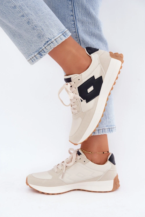 Sneakersy Damskie LOTTO 2401930U CALENTO Zgaszona Biel