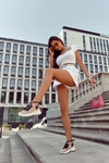 Damskie Wsuwane Sportowe Buty Sneakersy Beżowe Klayra