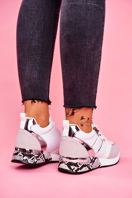 Sportowe Damskie Buty Białe Figure