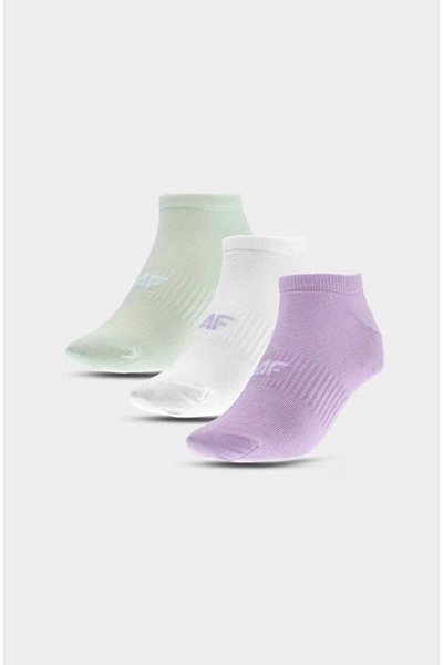 Skarpety Casual Przed Kostkę Damskie 3 Pary 4FWMM00USOCF276-91S Multikolor