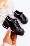 Dziecięce Wsuwane Trampki Big Star JJ374393 Czarne