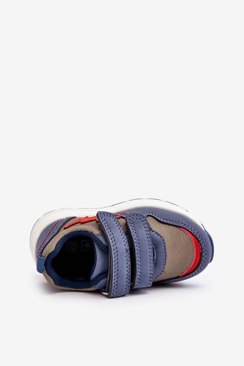 Buty Sportowe Dziecięce Na Rzep Niebieskie Hemmani