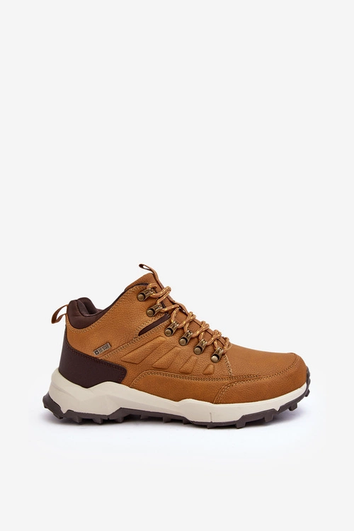 Ocieplane Sneakersy Męskie Brązowe Big Star MM174158