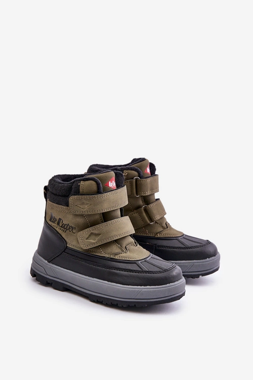 Ocieplane Śniegowce Chłopięce Lee Cooper LCJ-23-01-2058 Zielone