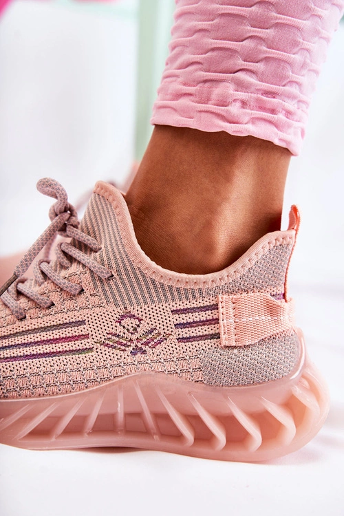 Damskie Buty Sportowe Wsuwane Różowe Hermiona