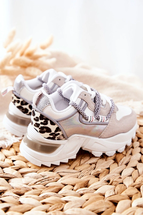 Dziecięce Sportowe Buty Sneakersy Białe Rommie