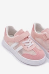 Sneakersy Dziecięce Na Rzep Różowe Sepovia
