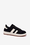 Sneakersy Damskie Z Eko Zamszu Czarne Arlenina