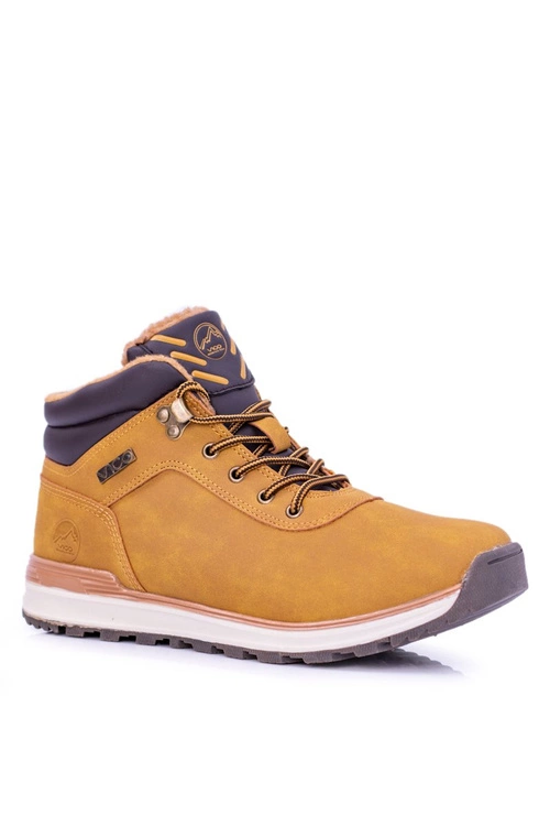 Ocieplane Polarem Męskie Buty Trekkingowe Camel Preventi
