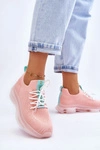 Damskie Wsuwane Skarpetkowe Buty GOE JJ2N4081 Jasnoróżowe