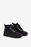 Buty Trekkingowe Trapery Dziecięce Ocieplane Big Star SS374075 Czarne
