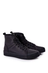 Męskie Wysokie Trampki BIG STAR II174048 Czarne